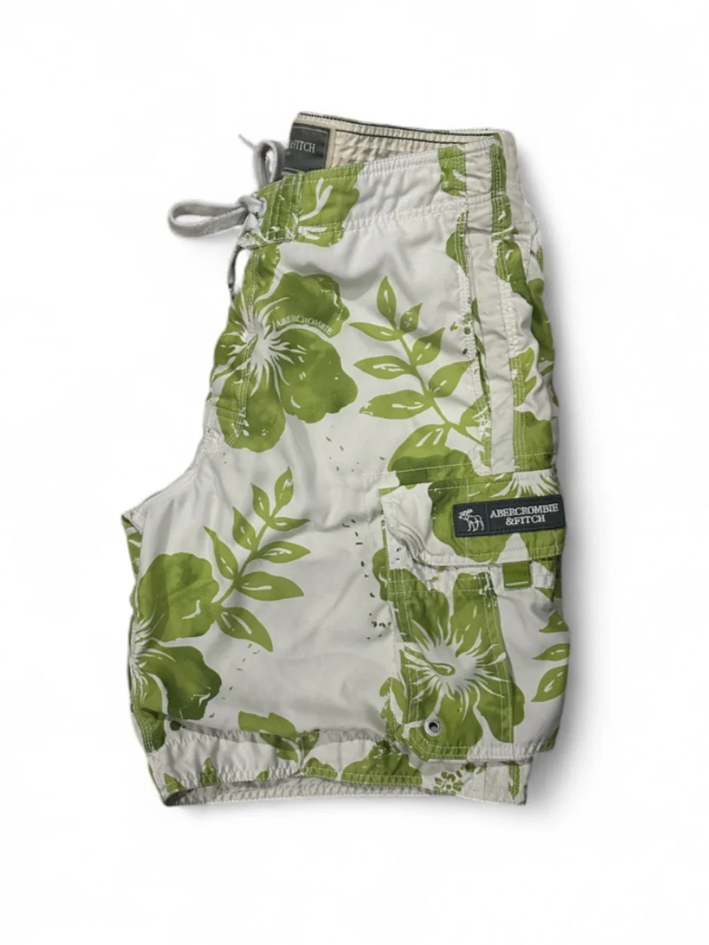 Vintage Y2K Abercrombie & Fitch 9 in. Men’s Swim Board Shorts Size Waist 34”